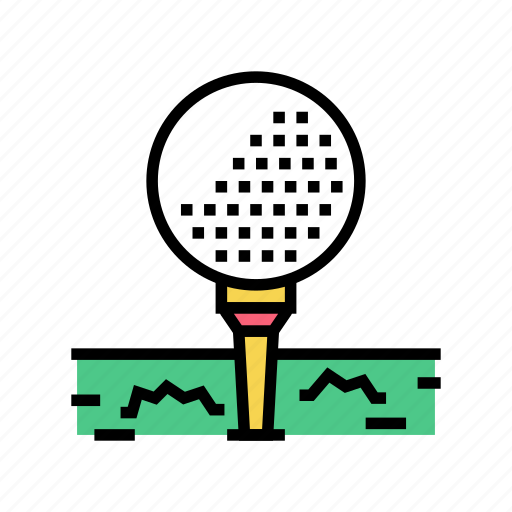 Ball, golf, tee, stand, sportive, game icon - Download on Iconfinder