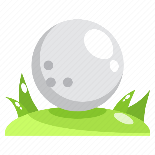 Golf, elements, grass, hill, ball, sport, green icon - Download on Iconfinder