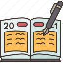 planner, book, calendars, agenda, diary