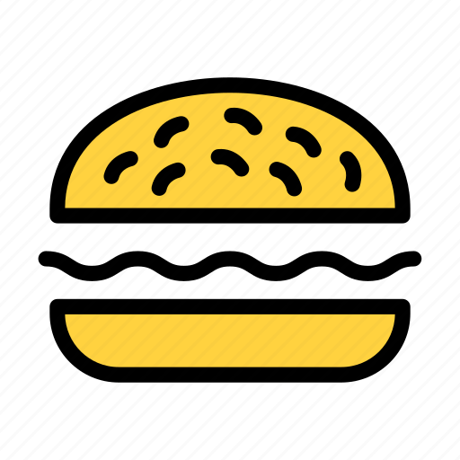 Burger, fastfood, lunch, goldlife, luxury icon - Download on Iconfinder