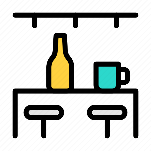 Wine, bar, casino, drink, goldlife icon - Download on Iconfinder