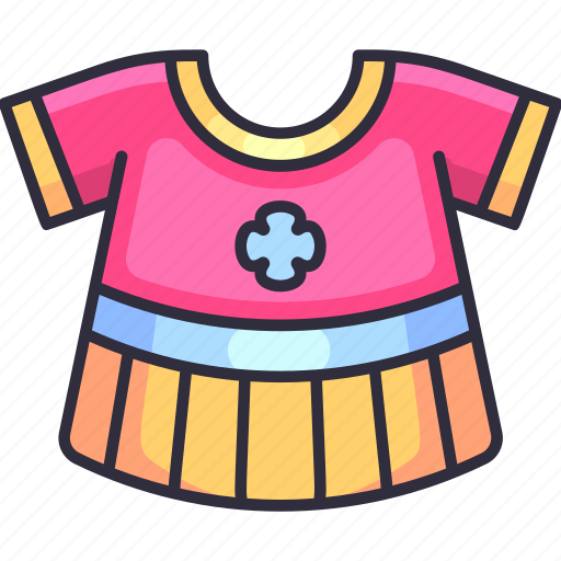 Baby dress, clothes, fashion, wear, baby shower, baby, mother to be icon - Download on Iconfinder