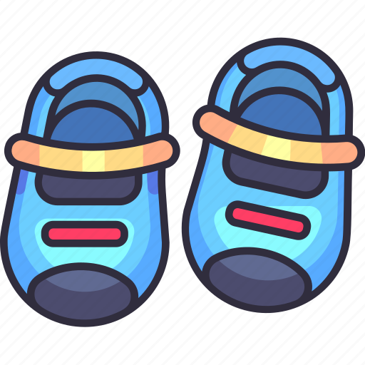 Boy shoes, shoes, baby shoes, fashion, baby shower, baby, mother to be icon - Download on Iconfinder