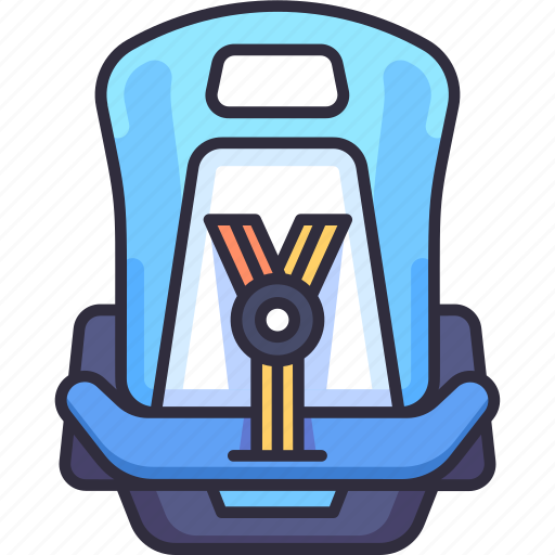 Car seat, safety, belt, seat, baby shower, baby, mother to be icon - Download on Iconfinder