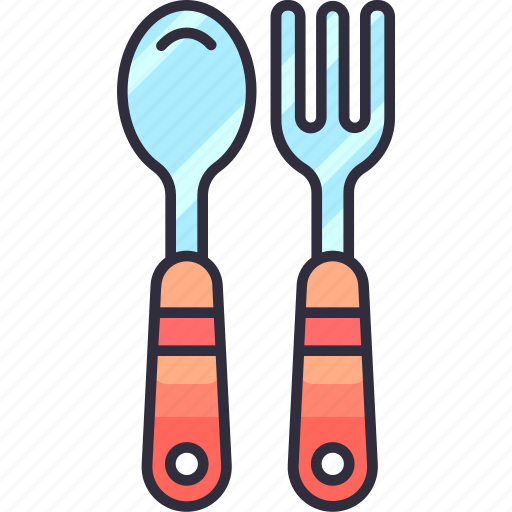 Cutlery, baby, eat, food, baby shower, mother to be, newborn icon - Download on Iconfinder