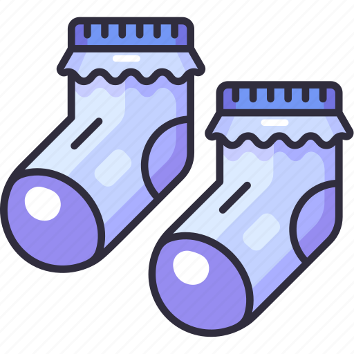 Socks, footwear, fashion, baby socks, baby shower, baby, mother to be icon - Download on Iconfinder