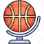 globe, trophy, winner, competition, award, basketball, hoop, basket, sport 