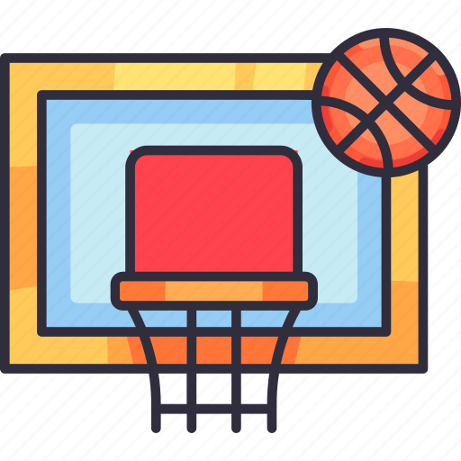 Net basket, backboard, net, score, scoring, basketball, hoop icon - Download on Iconfinder