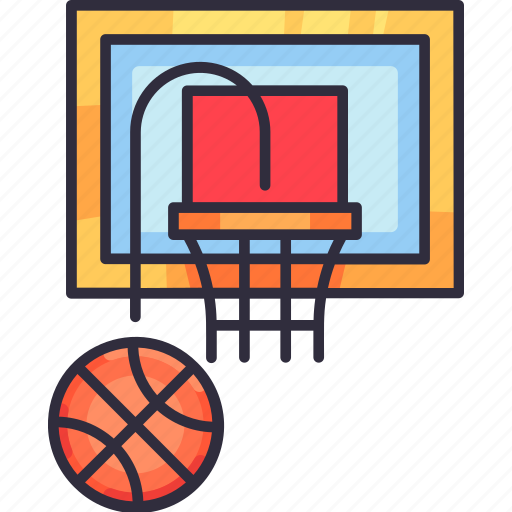 Rebounce, net, shoot, scoring, backboard, basketball, hoop icon - Download on Iconfinder