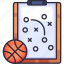 strategy, plan, match, team, clipboard, basketball, hoop, basket, sport 