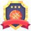 emblem, team, club, shield, badge, basketball, hoop, basket, sport 