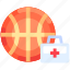 medical, medic, health care, care, first aid kit, basketball, hoop, basket, sport 