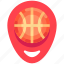 placeholder, pin, location, map, match, basketball, hoop, basket, sport 