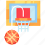 rebounce, net, shoot, scoring, backboard, basketball, hoop, basket, sport 