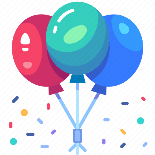 Balloons, balloon, celebration, surprise, birthday, party, decoration icon - Download on Iconfinder