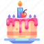 birthday cake, cake, candles, dessert, bakery, birthday, party 