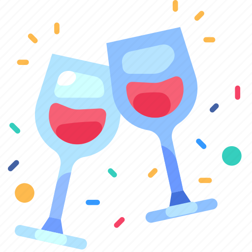 Cheer, cheers, drink, glass, birthday, party, decoration icon - Download on Iconfinder