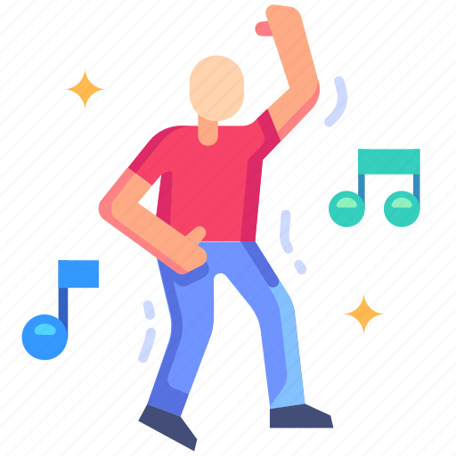 Dance, man, dancing, dancer, birthday, party, decoration icon - Download on Iconfinder