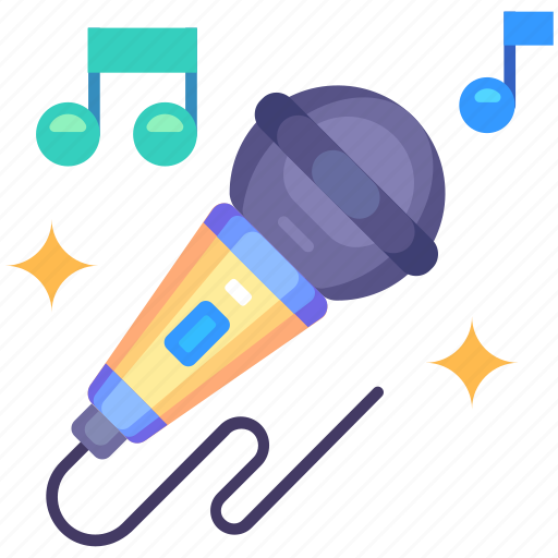 Karaoke, microphone, sing, music, birthday, party, decoration icon - Download on Iconfinder