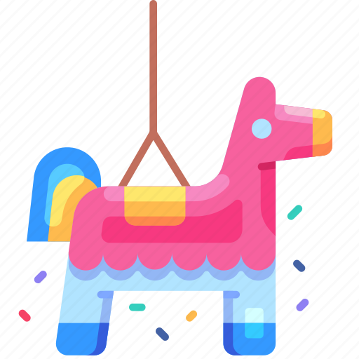 Pinata, candy, horse, donkey, birthday, party, decoration icon - Download on Iconfinder