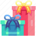 present, gift, box, surprise, birthday, party, decoration