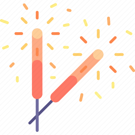 Sparkler, firework, firecracker, birthday, party, decoration icon - Download on Iconfinder
