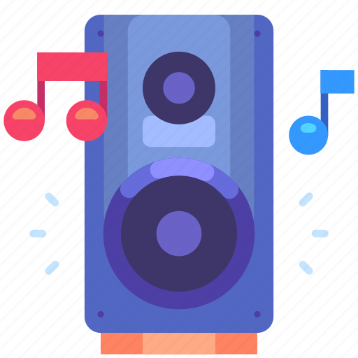 Speaker, sound, music, audio, birthday, party, decoration icon - Download on Iconfinder