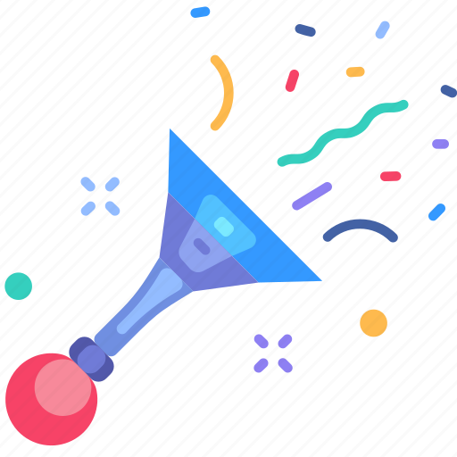 Trumpet, horn, sound, music, birthday, party, decoration icon - Download on Iconfinder