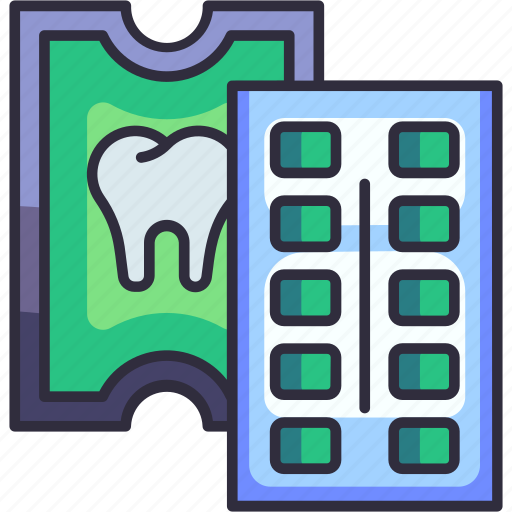 Dental care, dentistry, dental, chewing gum, teeth, fresh, chewing icon - Download on Iconfinder