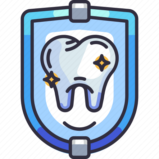 Dentistry, dental, dental care, shield, protection, insurance, teeth icon - Download on Iconfinder