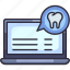 dental care, dentistry, dental, laptop research, online, consultation, tooth 
