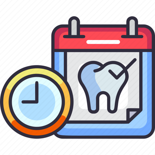 Dental care, dentistry, dental, schedule, control, checkup, date icon - Download on Iconfinder