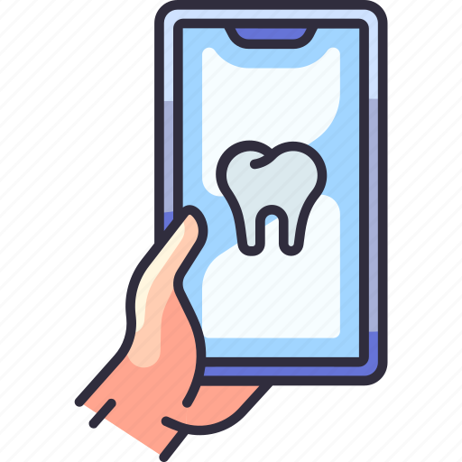 Dental care, dentistry, dental, smartphone, online, apps, consultation icon - Download on Iconfinder