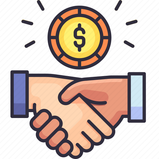 Finance, business, money, cooperate, partnership, investor, handshake icon - Download on Iconfinder
