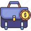 finance, business, money, suitcase, portfolio, investment, briefcase 