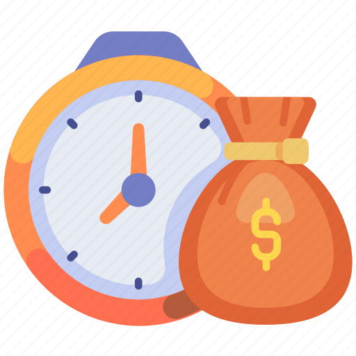 Finance, business, money, time is money, clock, productivity, cost icon - Download on Iconfinder
