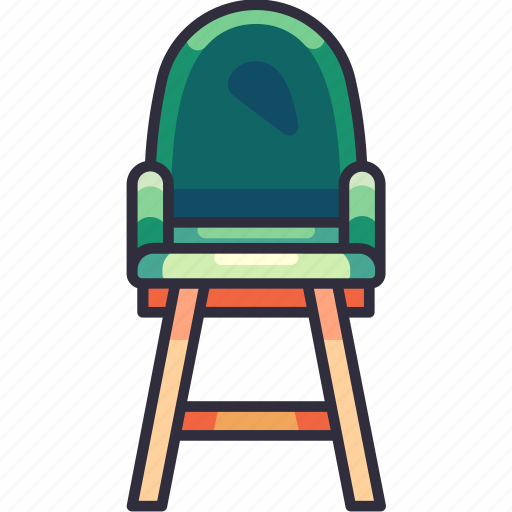 Furniture, interior, household, dining chair, chair, seat, kitchen chair icon - Download on Iconfinder