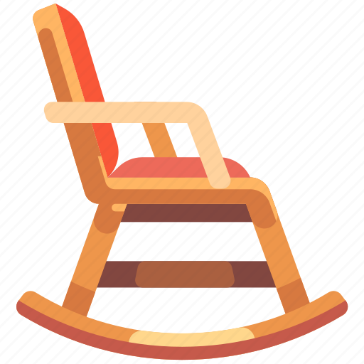 Furniture, interior, household, rocking chair, armchair, retirement, seat icon - Download on Iconfinder