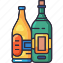 beer, wine, alcohol, bottle, drink, beverage, groceries, shopping, supermarket