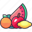 fruit, fruits, fresh, summer, vegetarian, food, groceries, shopping, supermarket 
