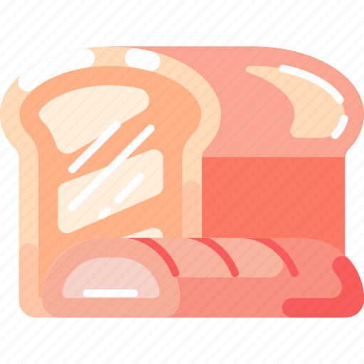 Bread, bakery, pastry, loaf, breakfast, wholemeal, groceries icon - Download on Iconfinder