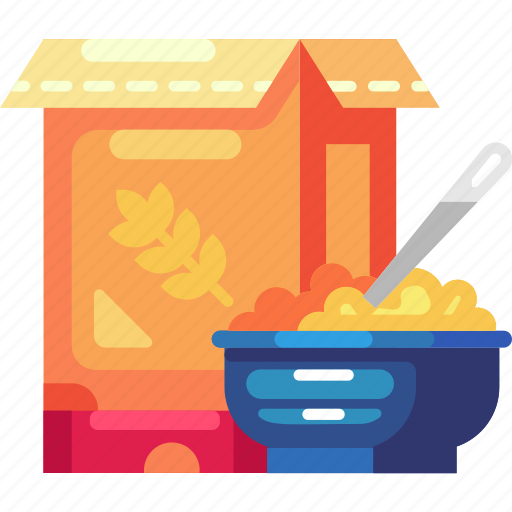 Cereal, oats, muesli, oatmeal, breakfast, health, groceries icon - Download on Iconfinder