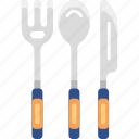cutlery, fork, knife, spoon, eat, groceries, shopping, supermarket
