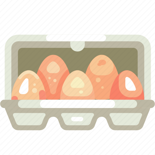 Egg in box, egg, package, pack, groceries, shopping, supermarket icon - Download on Iconfinder