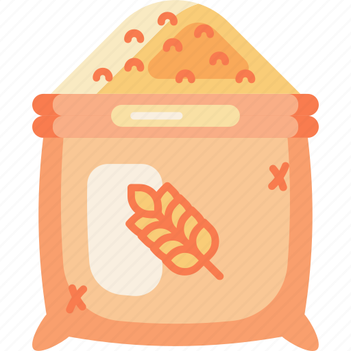Flour, wheat, ingredient, bakery, flour sack, flour bag, groceries icon - Download on Iconfinder