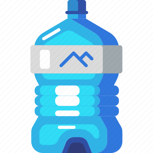 Gallon of water, gallon, water, bottle, mineral water, groceries, shopping icon - Download on Iconfinder