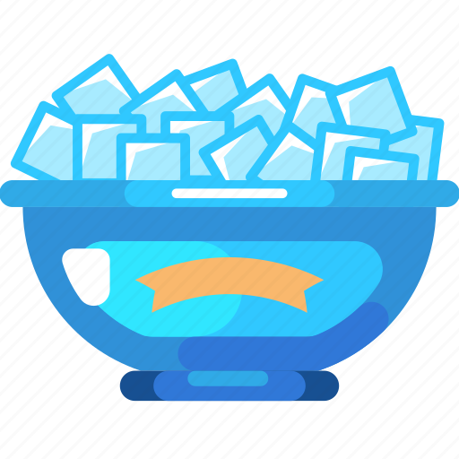 Sugar, rock sugar, cube, sweet, condiment, bowl, groceries icon - Download on Iconfinder