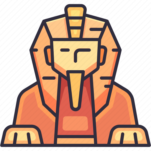 Landmark, monument, building, great sphinx, giza, egypt icon - Download on Iconfinder