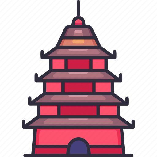 Landmark, monument, building, pagoda, myanmar, china icon - Download on Iconfinder
