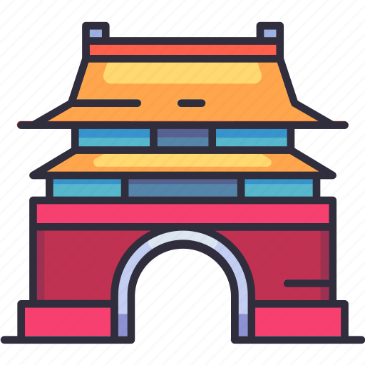 Landmark, monument, building, thirteen tombs of the ming dynasty, tiongkok, chinese icon - Download on Iconfinder